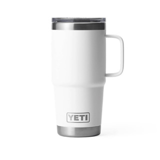 YETI แก้วเก็บความเย็น รุ่น RAMBLER 20 OZ TRAVEL MUG WITH STRONGHOLD LID WHITE