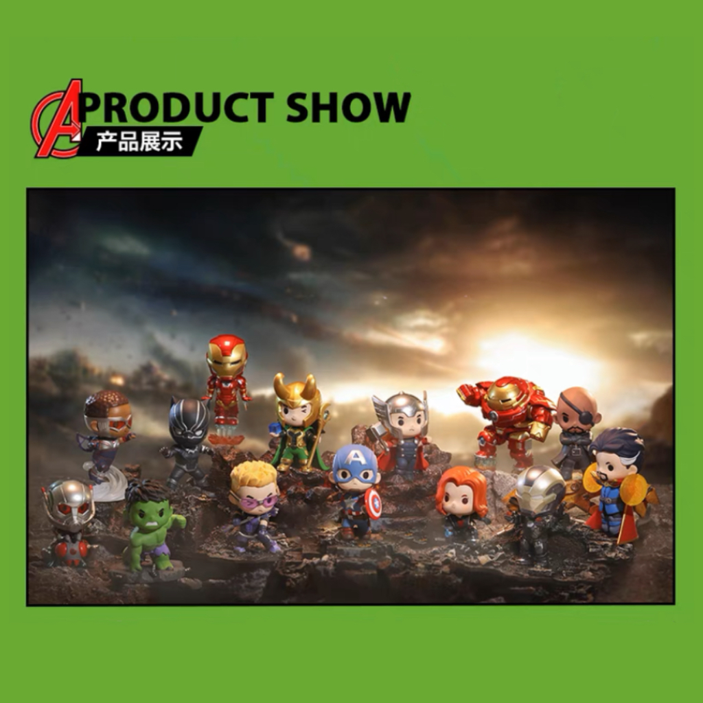 [Pre-Order] The Avengers x POP MART ลิขสิทธิ์แท้ ❤️ ของสะสม Marvel Iron Man Loki Captain America ฟิก