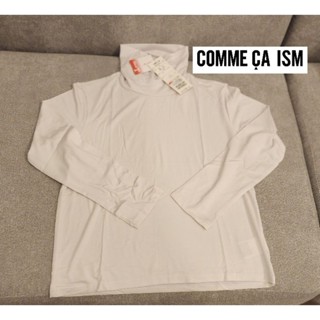 ฮีทเทคเด็ก มือ1 comme ca ism heattech มีไซซ์ kids size 130 กับ 140 สีออฟไวท์