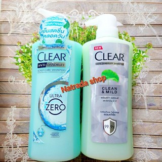 Clear Wnti Danruff Shampoo 480ml. แชมพูเคลียร์สูตรใหม่เนื้อเจล มี2สูตร