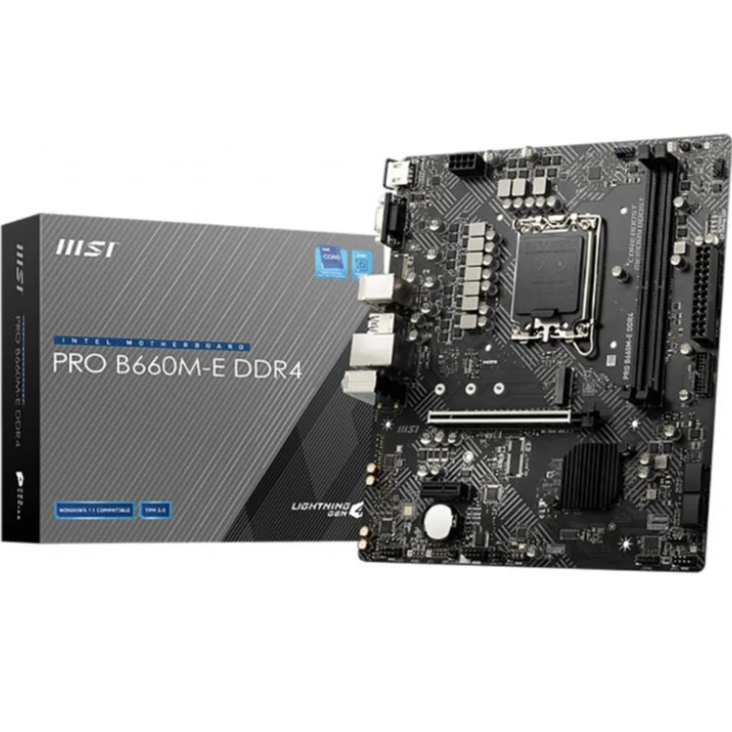MSI PRO B660M-E DDR4 LGA-1700 MANBOARD