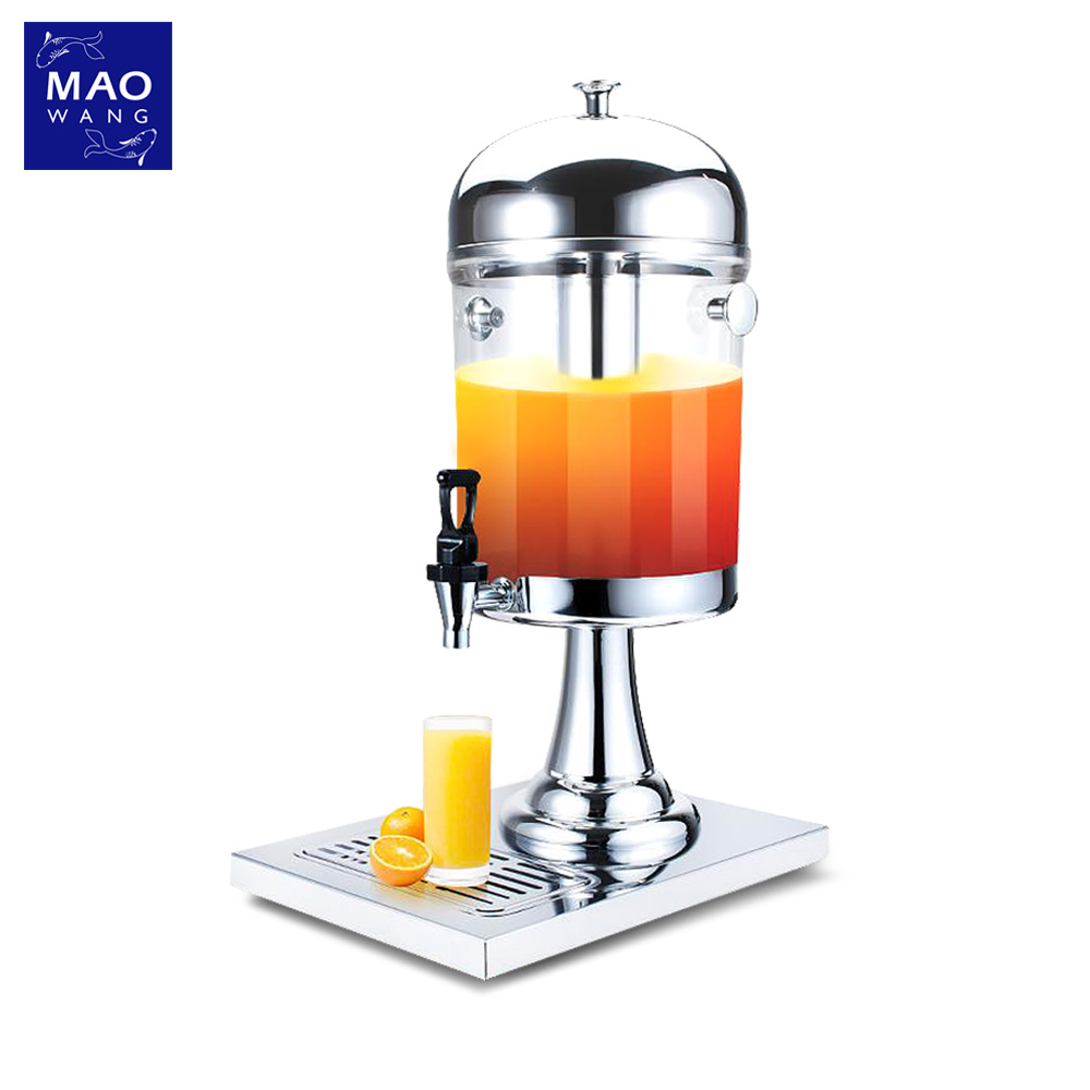 MAO โถแสตนเลสจ่ายน้ำผลไม้ 8 ลิตร Juice Dispenser โถจ่ายน้ำผลไม้หัวเดี่ยว