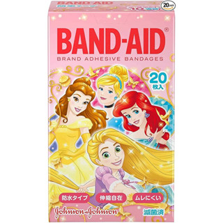 พลาสเตอร์ Band-Aid Disney Princess First Aid Bandage, 20 Pieces