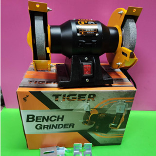 (Tirawatiger(ทีราวาไทเกอร์)  TIGER มอเตอร์หินเจียร ไฟฟ้า 5 นิ้ว 180 Wแถมหิน2ก้อนหยาบ/ละเอียดติดเครื่อง