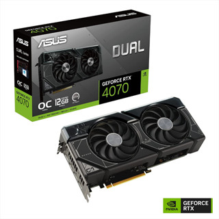 VGA (การ์ดแสดงผล) ASUS DUAL GEFORCE RTX 4070 OC EDITION 12GB GDDR6X (DUAL-RTX4070-O12G) -รับประกัน 3 ปี