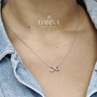 Infinity Necklace สร้อยคอ Darina Jewelry DRN0033 ✨พร้อมกล่องเครื่องประดับ เขียนการ์ดได้