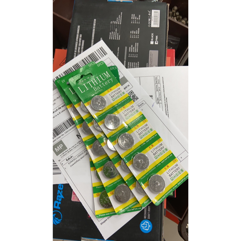 ส่งจากไทย ถ่านไบออส Bios CR 2032 ถ่านเมนบอร์ด CR2032 ถ่านนาฬิกา ถ่านเครื่องชั่ง Lithium Batteries 3V