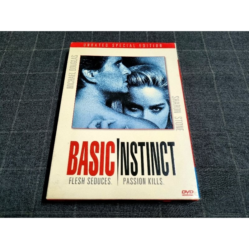 DVD ภาพยนตร์ทริลเลอร์ระทึกขวัญ "Basic Instinct / เจ็บธรรมดา ที่ไม่ธรรมดา" (1992)