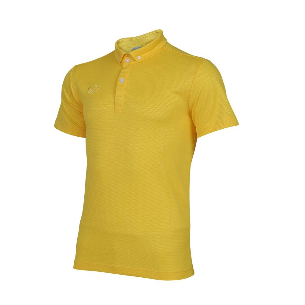 เสื้อโปโล ยี่ห้อแกรนด์สปอร์ต(สีเหลือง) รหัส012-261