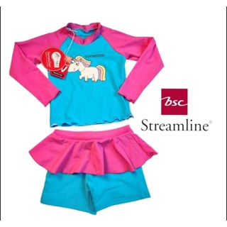 ชุดว่ายน้ำเด็ก Streamline ลดราคาเยอะมากแขนยาวกันuv