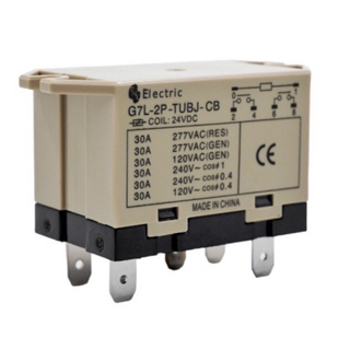 G7L-2P-TUBJ-CB POWER RELAY PNC เพาเวอร์ รีเลย์ แมกเนติก คอนแทคเตอร์ แอร์ แบบเงียบ 2P 30A 6ขา COIL: 12VDC, 24VDC,AC220V