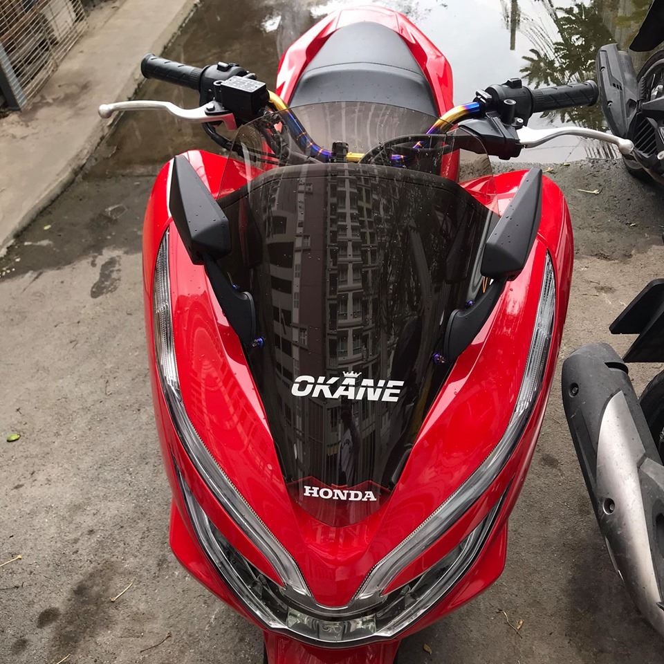 PCX ชิวหน้าPcx 2018-2020 พร้อมกระจกฟรี!! บังลม อุปกรณ์แต่งpcx ชิวหน้าแถมกระจก - รูปที่ 4