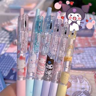 🌸💨ปากกาเจลใส 🌸💨Sanrio น่ารักการ์ตูน Kulomi ปากกาเจลใส 0.5 มม. ST Nib อุปกรณ์เครื่องเขียนนักเรียน