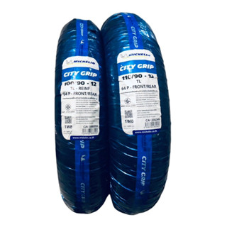 ยางนอก(MICHELIN) City Grip  T/L รุ่นScoopyi,Zoomer,Moove (หน้า100/90-12,หลัง110/90-12)