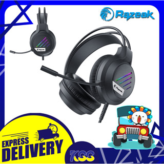 หูฟังเกมมิ่งส์ Razeak Gaming Headset E-sports professional RH-X39 Jack 3.5mm.พร้อมส่ง เปิดบิลใบกำกับภาษีได้