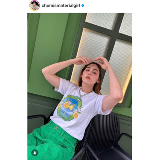 ชุดเซ็ตเสื้อยืดพร้อมกางเกงสีเขียว ชุดสไตล์แม่ชม