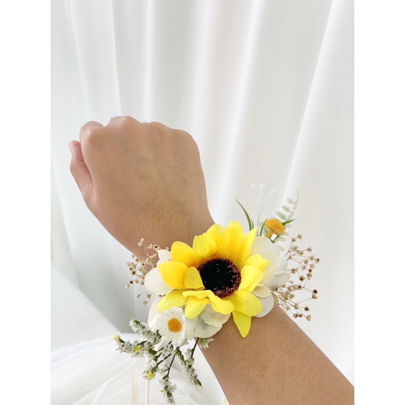 สินค้าใหม่ ข้อมือเพื่อนเจ้าสาวดอกทานตะวัน