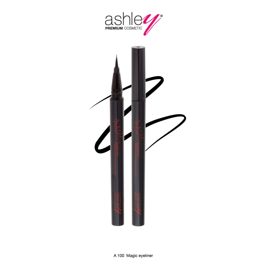 Ashley Super Black Magic Eyeliner อายไลเนอร์ (A-100)