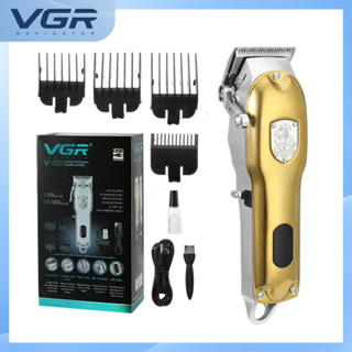 VGR V-652 ปัตตาเลี่ยนไร้สาย ตัว clipper เน้นตัดผม มีหน้าจอ LED