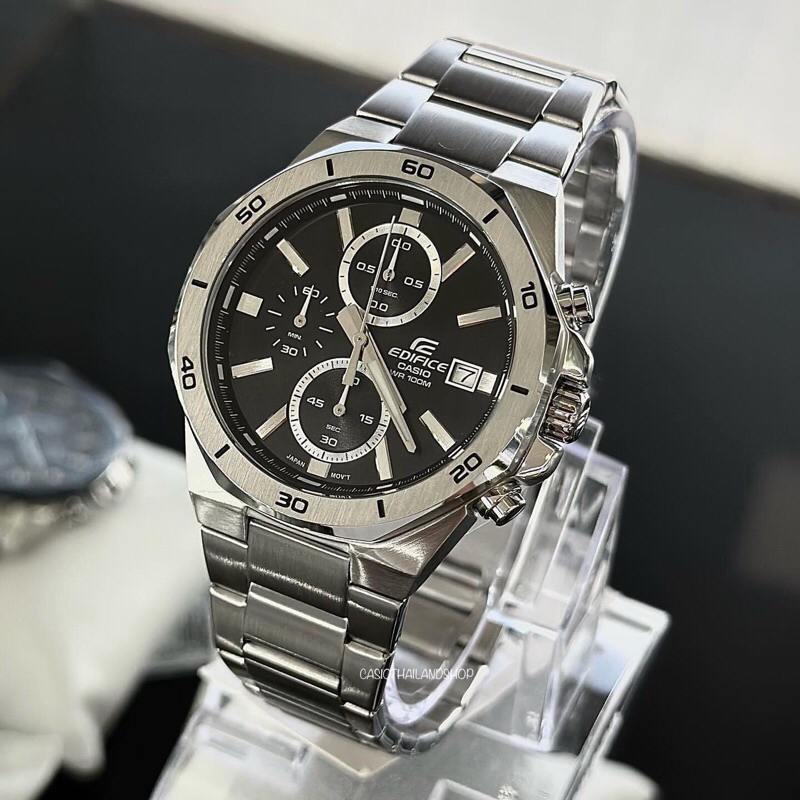 [ผ่อนเดือนละ 309]🎁CASIO EDIFICE EFV-640D-1A ของแท้ 100% พร้อมส่ง ประกัน 1 ปี