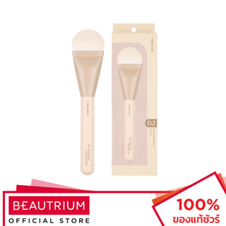 MEILINDA The Essential Skin Brush Flat Foundation Brush No.02 แปรงแต่งหน้า