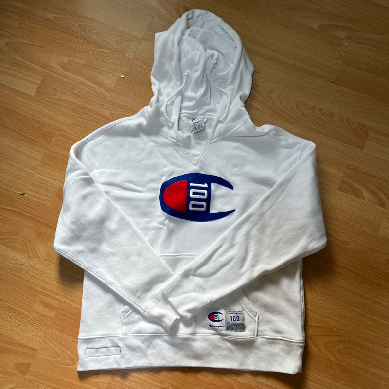 เสื้อฮู้ด Champion 100 year Hoodie แท้100% มือสอง