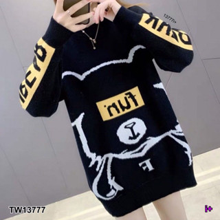 TW13777 Mini Dress มินิเดรส ไหมพรมเกรดพรีเมียม แขนยาว