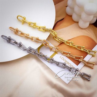 ข้อมือทิฟฟานี่ OOริ1.1(วัสดุดีที่สุด) ข้อมือโซ่ งานใส่สลับll ท้