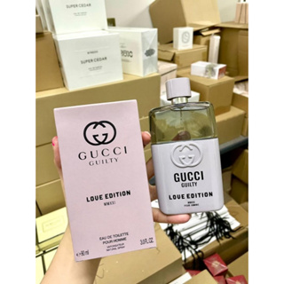 GUCCI GUILTY POUR HOMME LOVE EDITION ▪️ 90 ml  ▪️ INBOX ▪️ ส่งฟรี GUCCI GUILTY POUR HOMME LOVE EDITION ▪️ 90 ml  ▪️ INBO