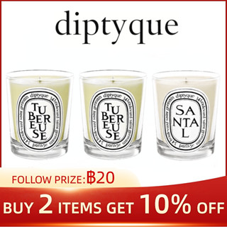 DIPTYQUE Scented Candle 190g Baies Roses Mimosa Figuier Santal Tubereuse