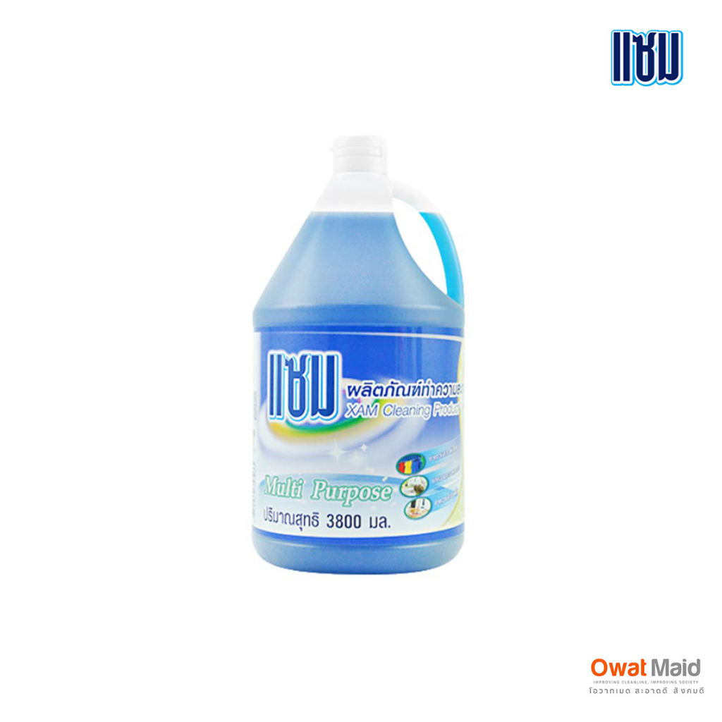 น้ำยาทำความสะอาดอเนกประสงค์ "แซม" ขนาด 3.8 ลิตร Xam Multipurpose Surface Cleaner 3.8L
