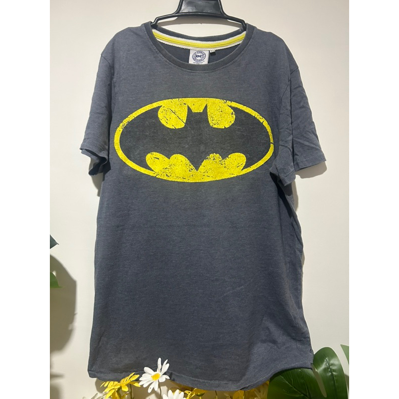 เสื้อมือสองBatman DC Comics Batman Logo T Shirt .