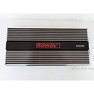 เพาเวอร์แอมป์ CLASS D 4500W ยี่ห้อ SOWAY เพาเวอร์แอมป์ คลาสดี 2ch ขับซับ แอมป์ขยาย รถยนต์ 4500 w แอมป์ขยายเสียงรถยนต์ คล