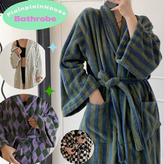 (Preorder) ชุดคลุมอาบน้ำ Bathrobe ลายสวยๆผ้าซับน้ำค่ะ / Plainplainhouse