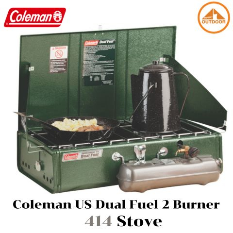 Coleman Powerhouse Dual Fuel 2 Burner 414 Stove เตานำ้มัน 2 หัวขนาดใหญ่ US Version