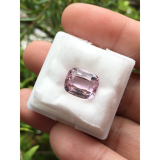 KUNZITE คุนไซต์ แท้ 4.99 กะรัต สีชมพูอ่อยสวยสดใส เนื้อสะอาด ไฟดี พลอยแท้ พลอยสวยน่าสะสม