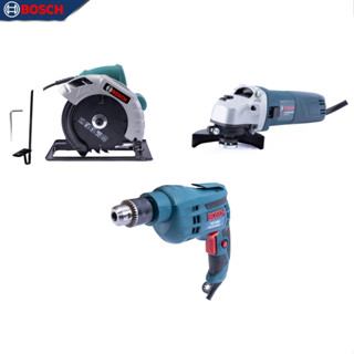 BOSCH แพ็ค 3 ชิ้น ลูกหมู 4 นิ้ว รุ่น GWS 060 + สว่าน 16mm. รุ่น GSB-16RE+วงเดือน 7 นิ้ว รุ่น 589 -งานเทียบเกรดAAA+ถูกมาก