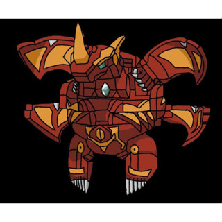 Bakugan Japanese Exclusive Pyrus Cross Dragonoid ( Custom Painted As Anime )