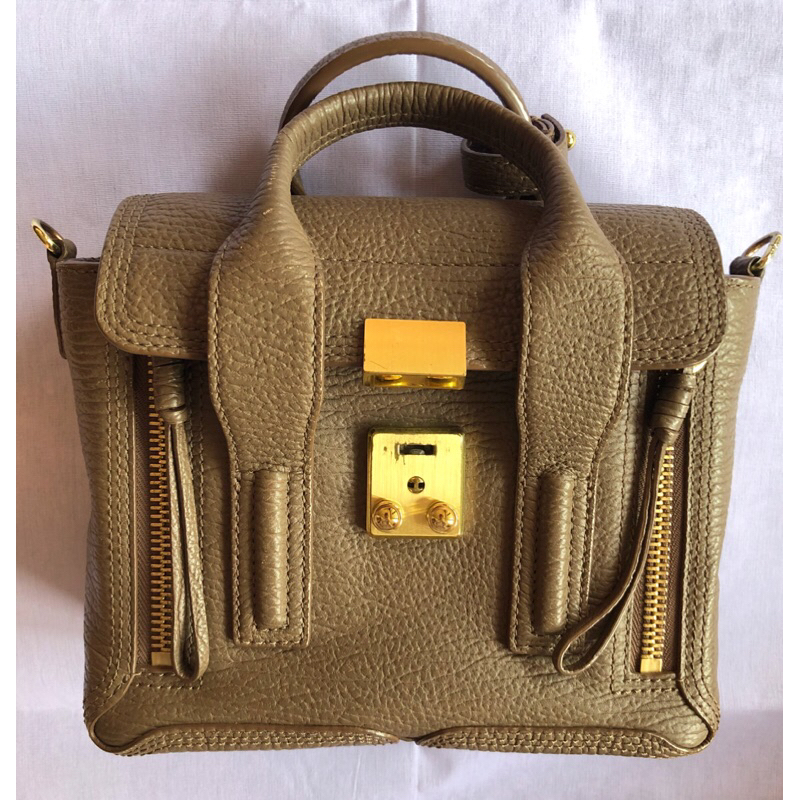 Phillip Lim Calfskin Mini Pashli Satchel Taupe