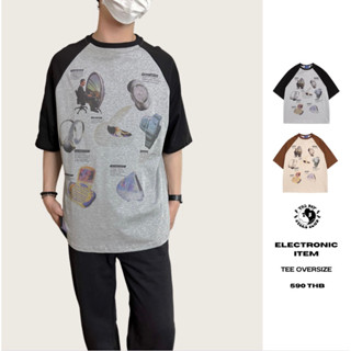 THEBOY-ELECTRONIC ITEM เสื้อยืดโอเวอร์ไซส์