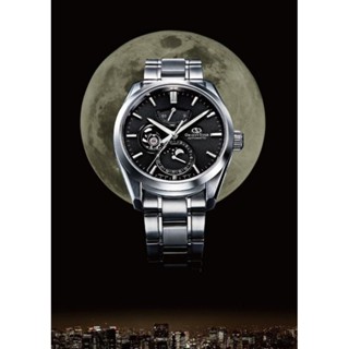 นาฬิกา Orient Star Moon Phase Mechanical สายเหล็ก (RE-AY0001B)