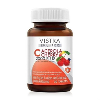 Vistra Imu Pro C Acerola Cherry 2000 Plus 30 tablets