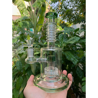 20.5 cm / 8" Encore Matrix &amp; Maria Rings Bong, Dab Rig, Water Plpe