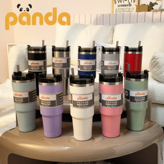 PANDA  แก้วแพนด้า แก้วเก็บความเย็น 30oz สแตนเลสแท้ 304 รับปร…