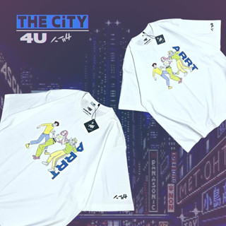 [ARRT]- เสื้อยืด Oversize ลาย THE CITY 4U