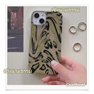 ✨ส่งของขวัญ✨เคส for iPhone 11 14 Pro Max Case for iPhone 12 13 ป้องกันการตก การป้องกัน ศิลปะ เชิงนามธรรม คลื่น แฟชั่น