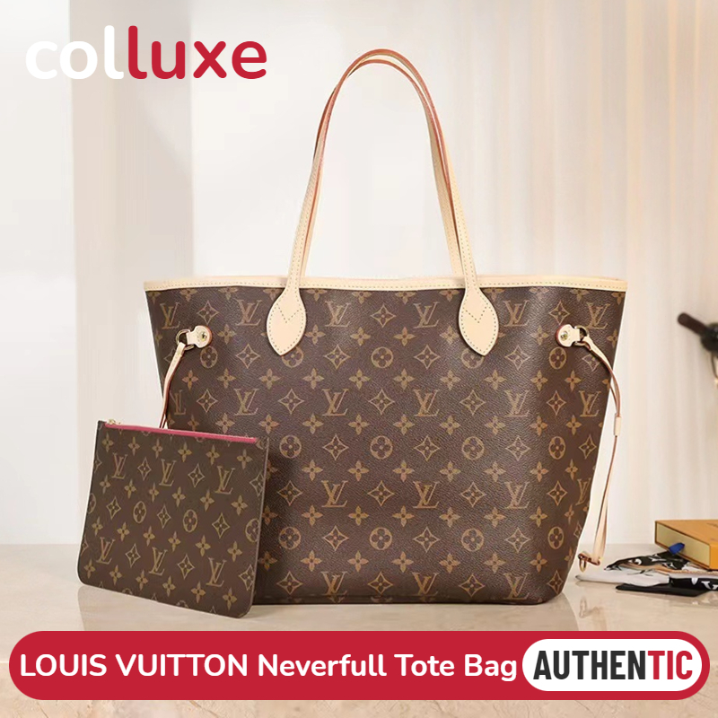 👜หลุยส์วิตตอง Louis Vuitton กระเป๋ารุ่น NEVERFULL PM /MM ผู้หญิง/กระเป๋าโท้ท