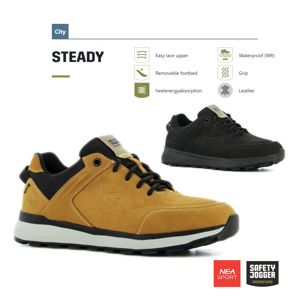 [ลด30% เก็บโค้ด 2509FASHDD] Safety Jogger Adventure - STEADY รองเท้าเทรล เดินป่า