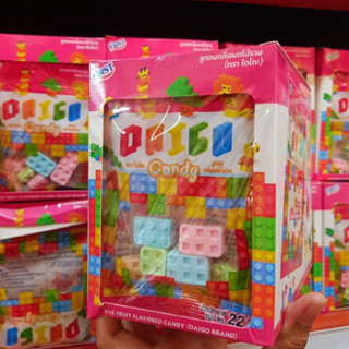 Daigo Candy ลูกอมตัวต่อกันได้ กลิ่นผลไม้รวม ตราไดโกะ [ยกกล่อง 12 ซอง]