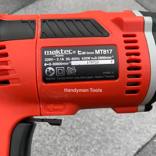 Maktec สว่าน สว่านไฟฟ้า สว่านกระแทก รุ่น MT817 430W ขนาดเจาะ 13mm ทนงานหนัก